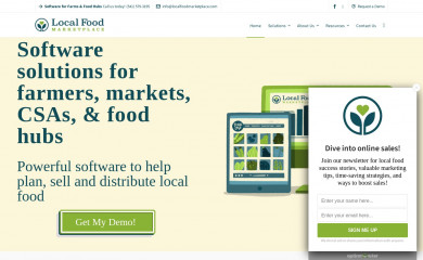 localfoodmarketplace.com screenshot