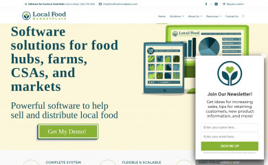 localfoodmarketplace.com screenshot