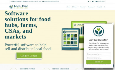 localfoodmarketplace.com screenshot