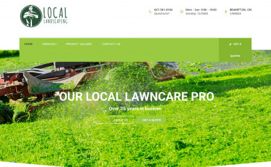 locallandscaping.co screenshot