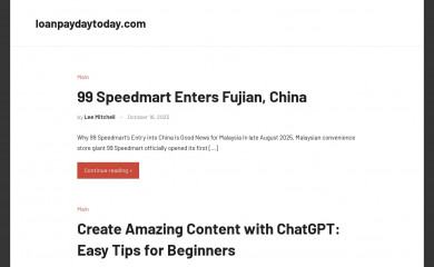 loanpaydaytoday.com screenshot