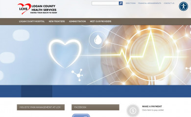 logancountyhospital.org screenshot