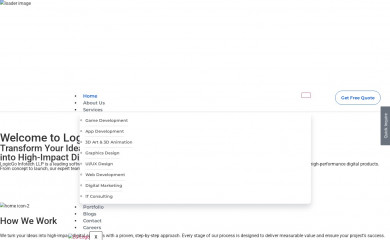 logicgoinfotech.com screenshot