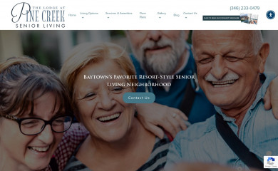lodgeatpinecreek.com screenshot