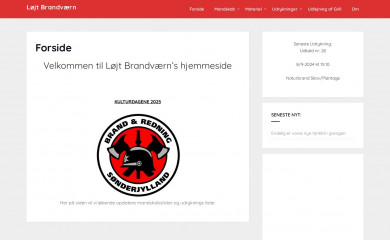 loejtfrivilligebrandvaern.dk screenshot