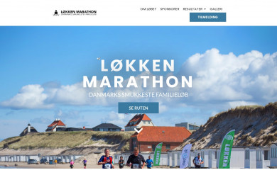 loekken-marathon.dk screenshot