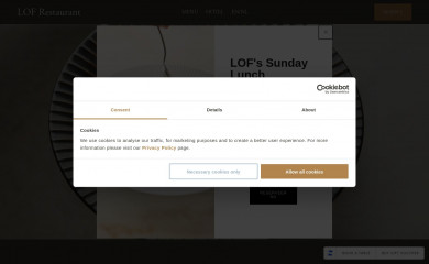 lofrestaurant.com screenshot