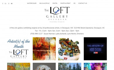 loftgallery.org screenshot