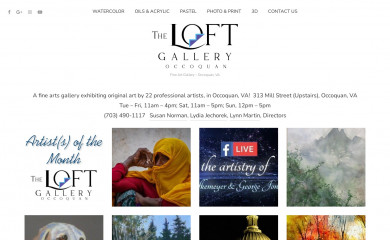 loftgallery.org screenshot