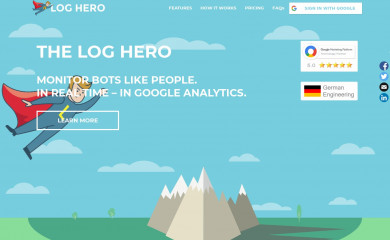 log-hero.com screenshot