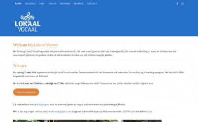 lokaalvocaal.nl screenshot