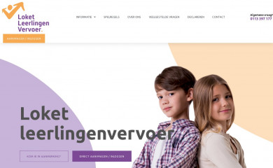 loketleerlingenvervoer.nl screenshot