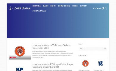 lokerutama.com screenshot