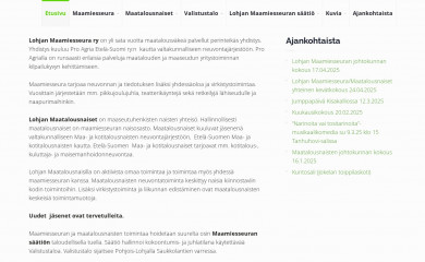 lohjanmaamiesseura.fi screenshot