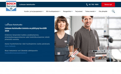 loimaanautohuolto.fi screenshot