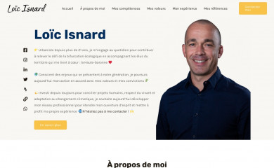 loicisnard.fr screenshot