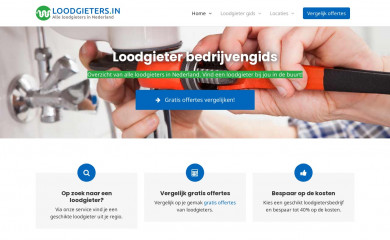 loodgieters.in screenshot