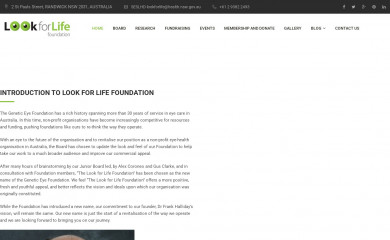 lookforlifefoundation.com.au screenshot