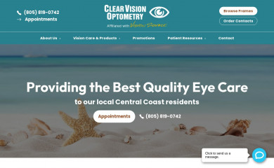 lompocclearvision.com screenshot