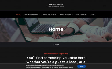 london-village.co.uk screenshot