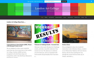 london-artcollege.co.uk screenshot