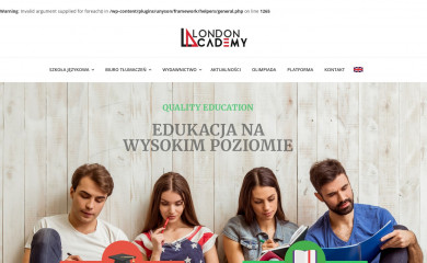 londonacademy.pl screenshot