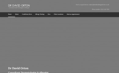 londonallergydoctors.co.uk screenshot