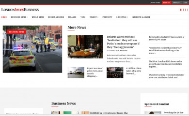 londonlovesbusiness.com screenshot