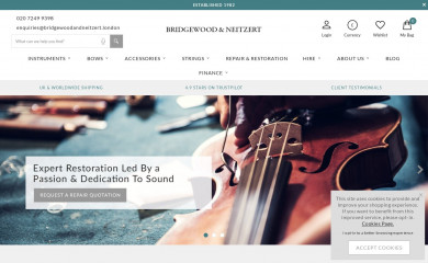 londonviolins.com screenshot