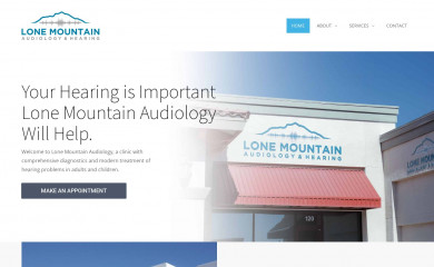 lonemountainaudiology.com screenshot