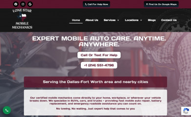 lonestarmobileservices.com screenshot