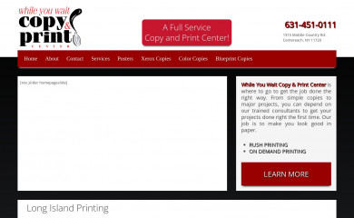 longislandcopies.com screenshot