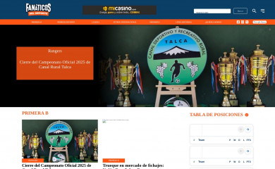 losfanaticos.cl screenshot