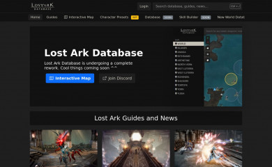 lostarkdatabase.com screenshot