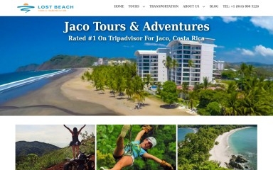 lostbeachtours.com screenshot