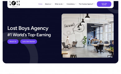 lostboysagency.com screenshot