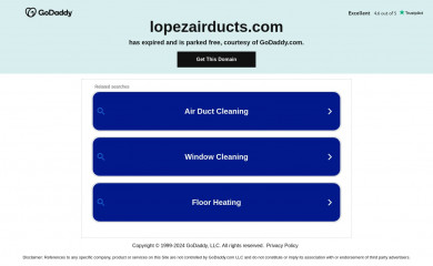 lopezairducts.com screenshot