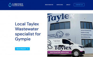 lorensenwastewater.com.au screenshot
