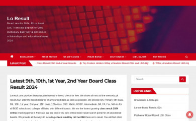 loresult.com screenshot