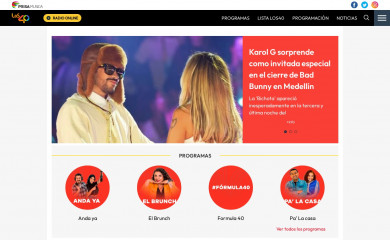 los40.com.gt screenshot