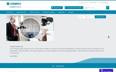lowara.es screenshot