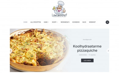 lowcarbchef.nl screenshot