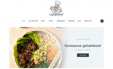 lowcarbchef.nl screenshot