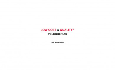 lowcostandqualitypeluquerias.com screenshot