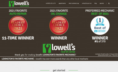 lowells.us screenshot