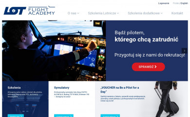 lotflightacademy.pl screenshot