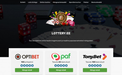 lottery.ee screenshot