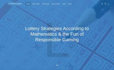 lotterycodex.com screenshot