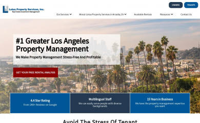 lotuspropertyservices.net screenshot