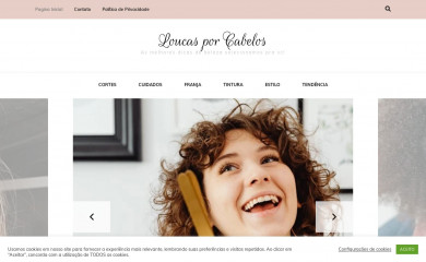 loucasporcabelos.com.br screenshot
